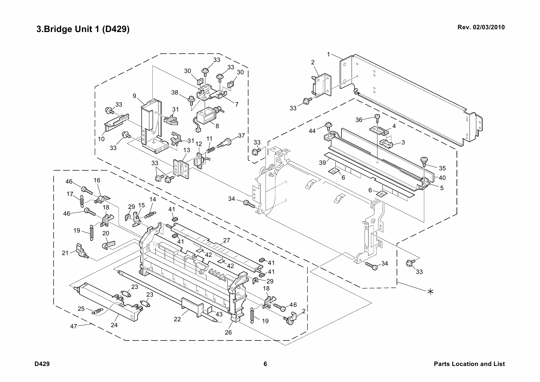 RICOH Options D429 INTERNAL-FINISHER-TYPE-C2550 Parts Catalog PDF download-3